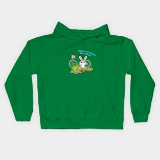 cute little rabbit Kids Hoodie